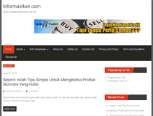 Tablet Screenshot of informasikan.com